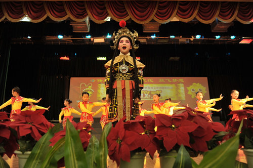 小学生戏曲唱段表演